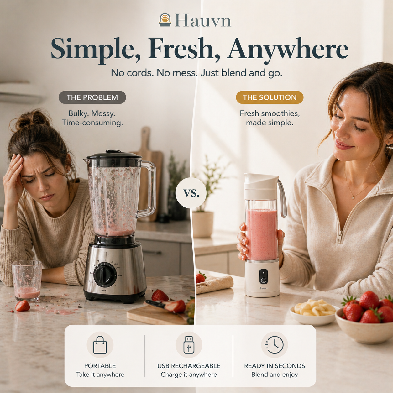 Portable Blender Bottle